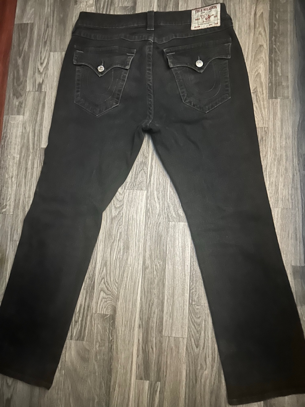 Classic Black Straight-Leg Jeans
